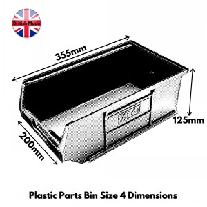 Plastic Parts Bins Size 4 (XL4)